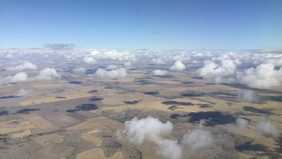Travel- Clouds plane window